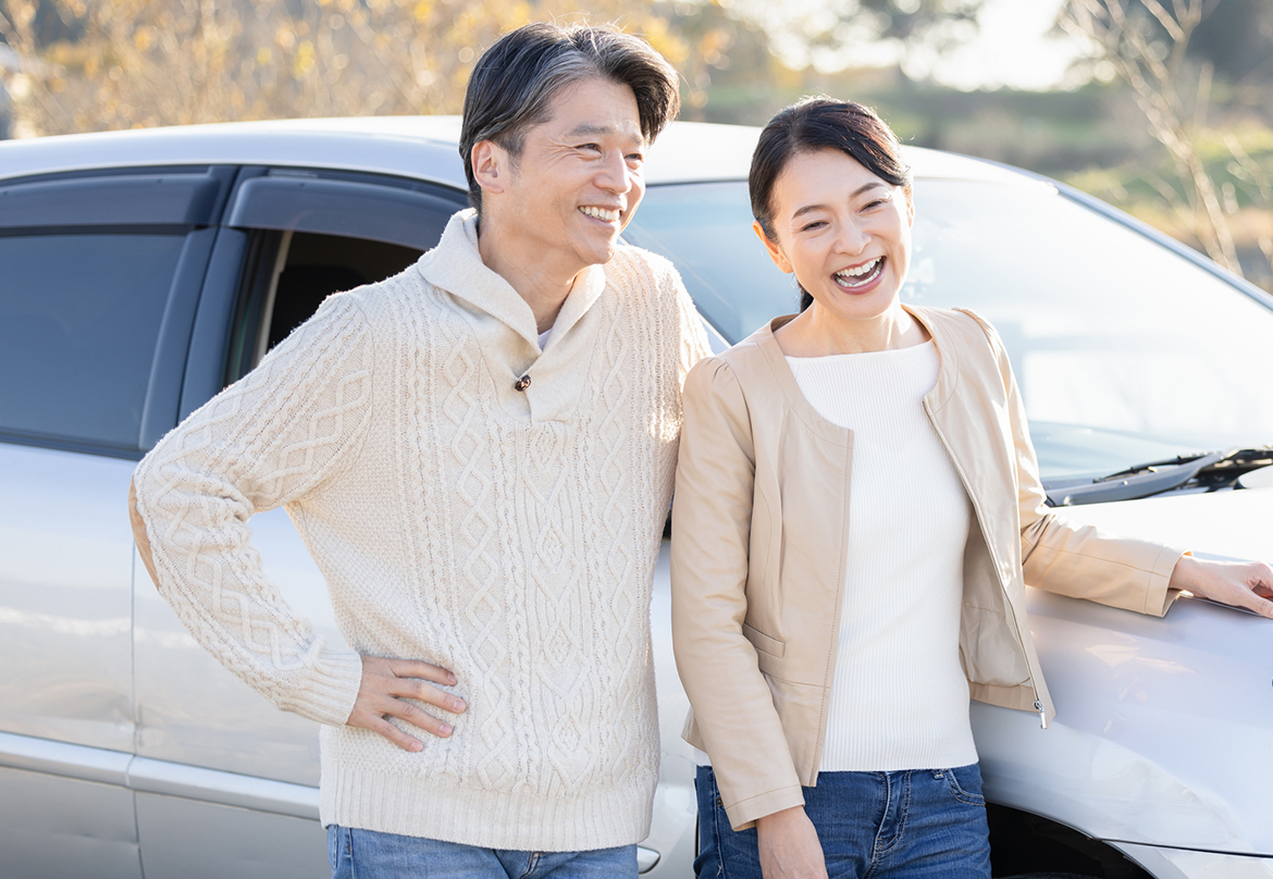 事故対応・損害保険<br />
Fさん「事故後の迅速な対応に本当に助かりました」<br />
